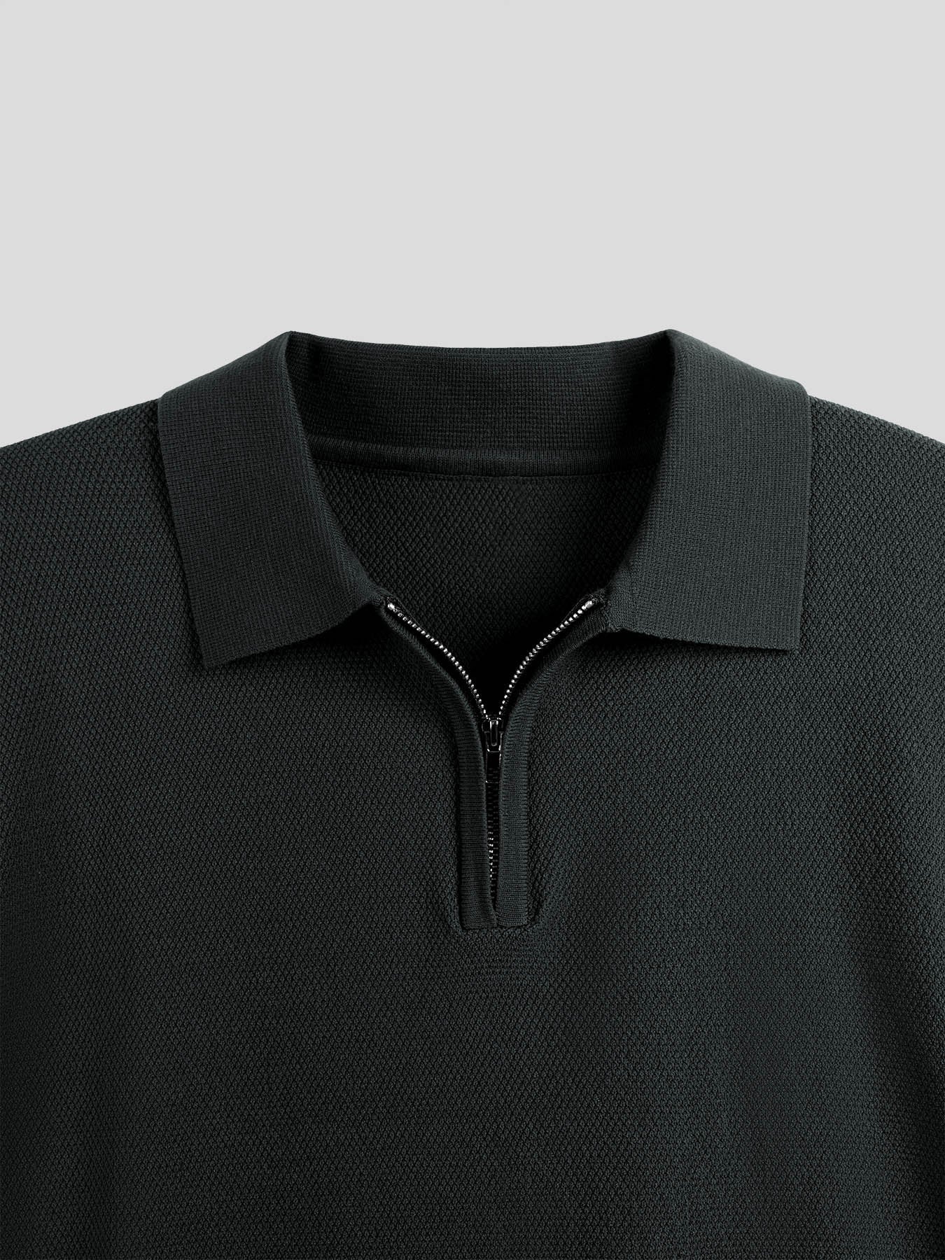 FlexKnit Active Knitted Zip Polo