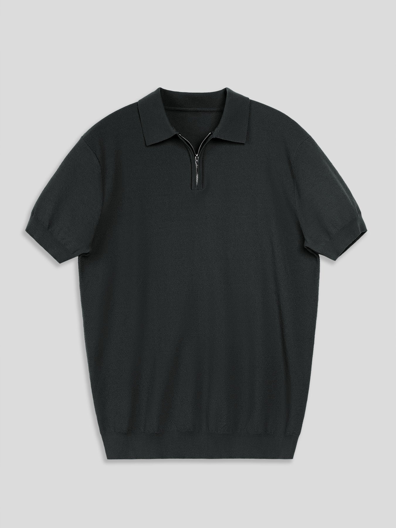 FlexKnit Active Knitted Zip Polo